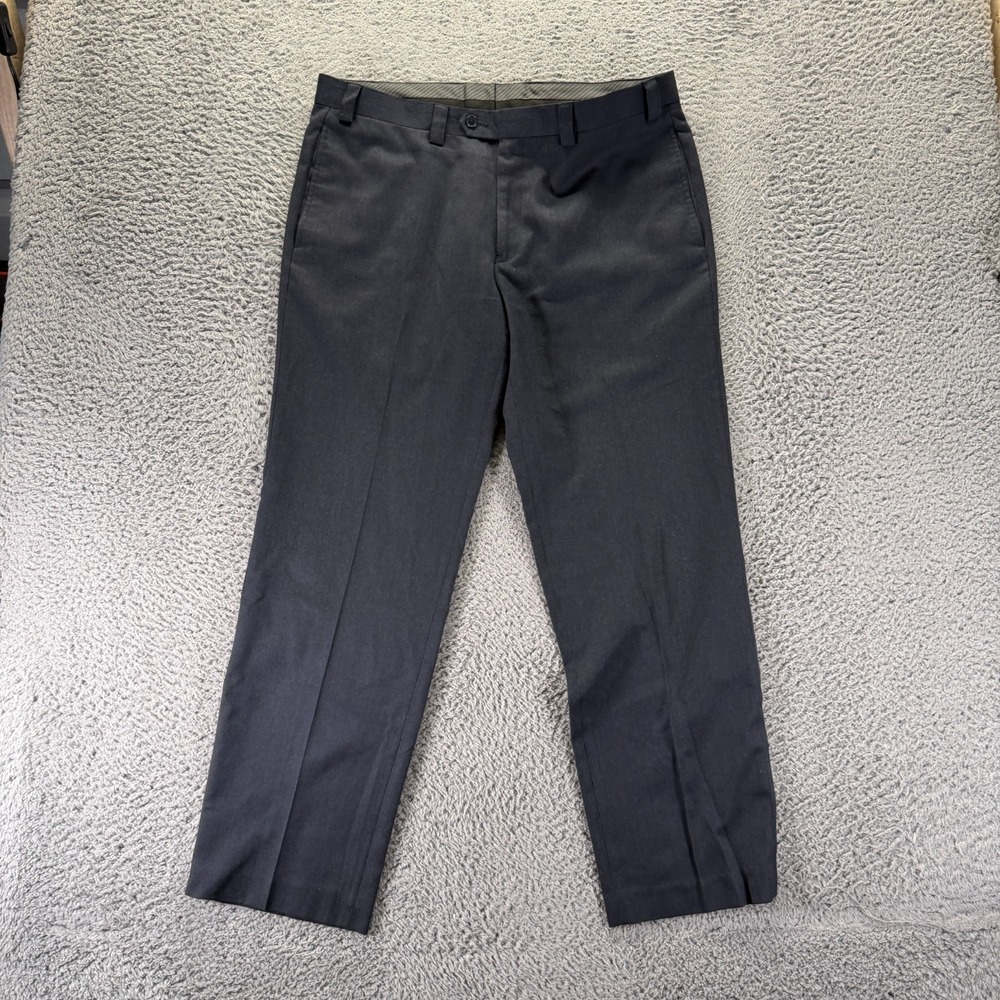 Lauren Ralph Lauren Pant Mens 36x29 Black Polyester Dress Straight Preppy Career